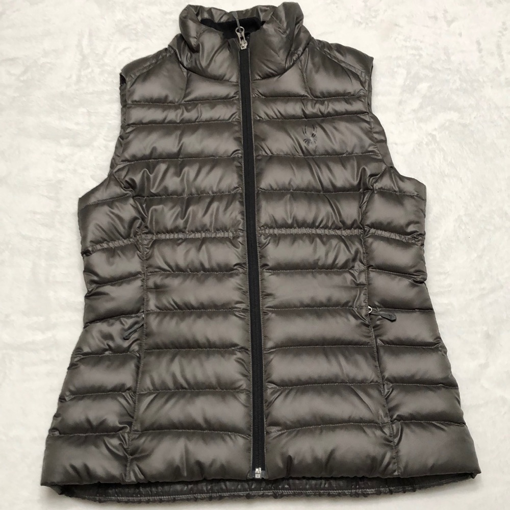 Spyder prymo puff vest grey